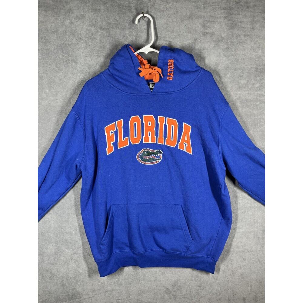 Florida Gators Hoodie Mens Large Blue Orange Stadium Athletics
